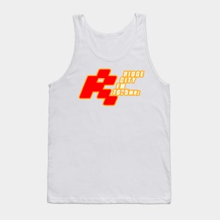 Ridge City FM 76.5 MHz Retro Gaming Video Game Tank Top